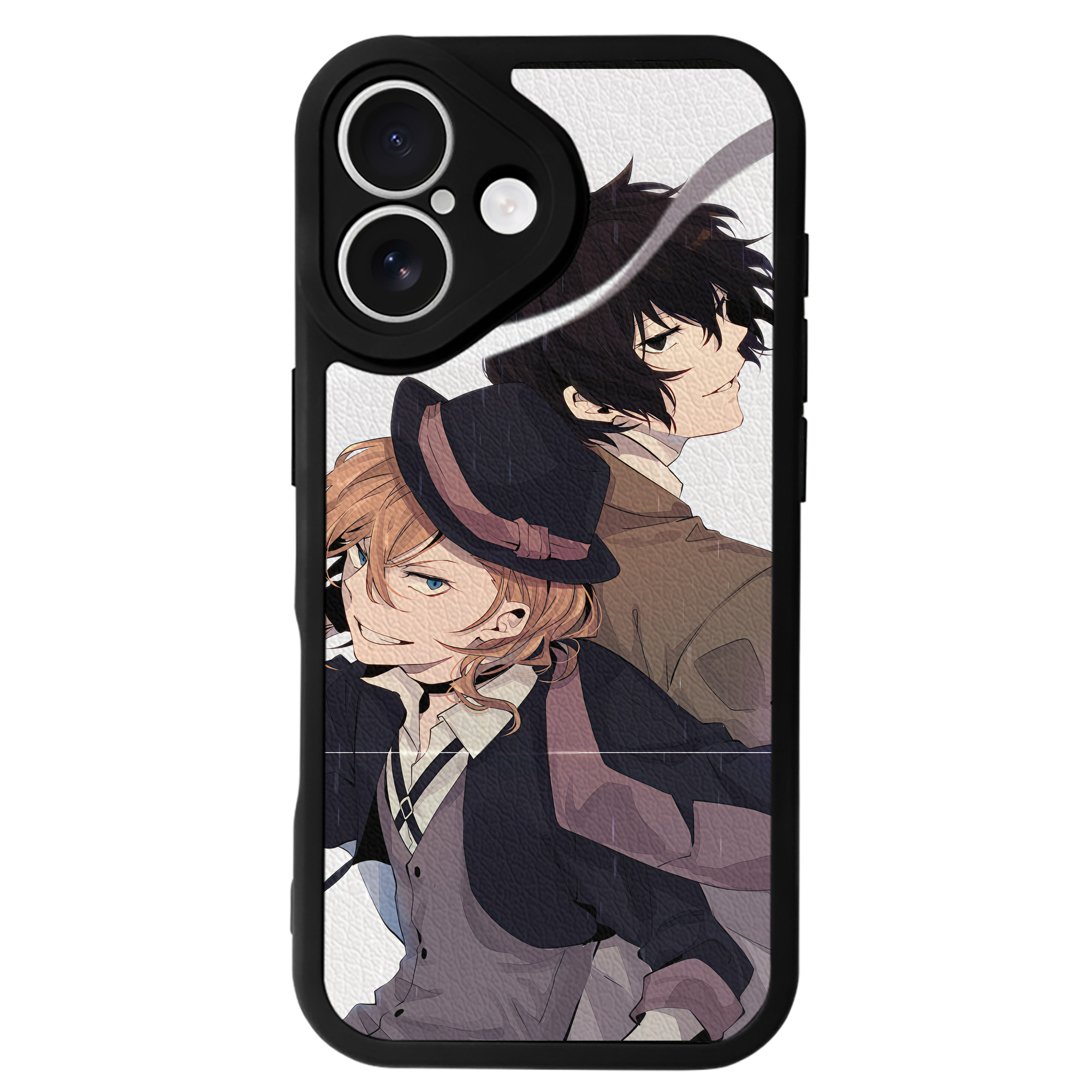 （画像用） 文豪ストレイドッグス Bungo Stray Dogs 【iPhone 16シリーズ対応】シリコンスマホケース（レザー調） 材質：シリコン
